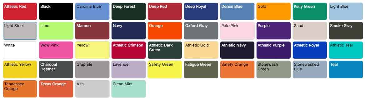 Custom-Printed Men's Tee, Single Print Front or Back