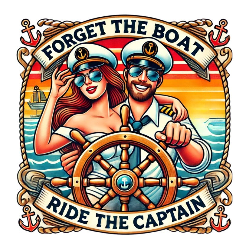 Forget the Boat Ride the Captain Tank in White