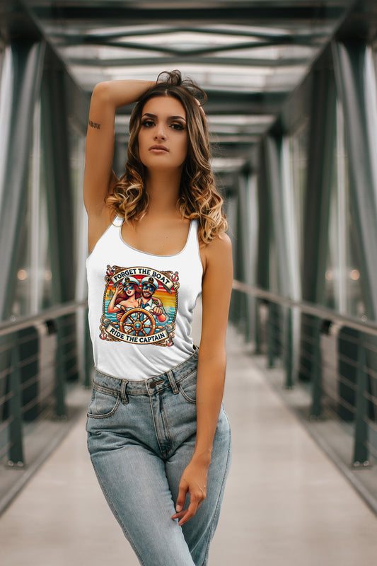 Forget the Boat Ride the Captain Tank in White